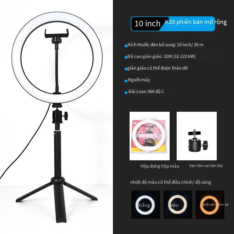 Phong Cách Mới Nhất OL-K30 Lưới Đèn Đỏ Bộ Vòng Lấp Đầy Ánh Sáng Trực Tiếp Đèn LED Khẩu Độ Lớn Ảnh Chụp Ảnh Ánh Sáng Đẹp