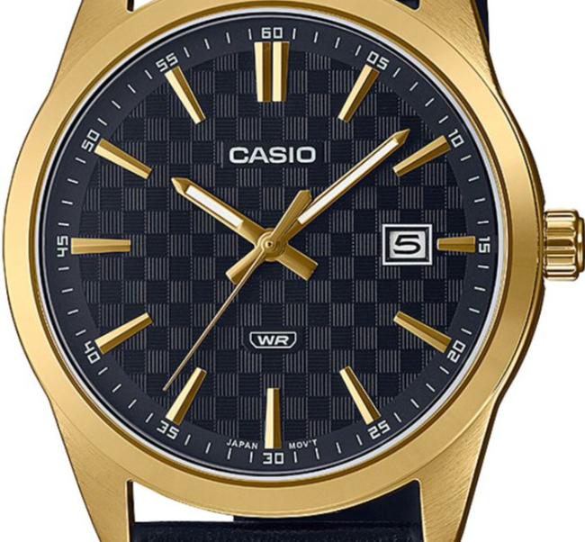 Đồng Hồ Casio Nam General Dây Da MTP-VD03GL-1AUDF