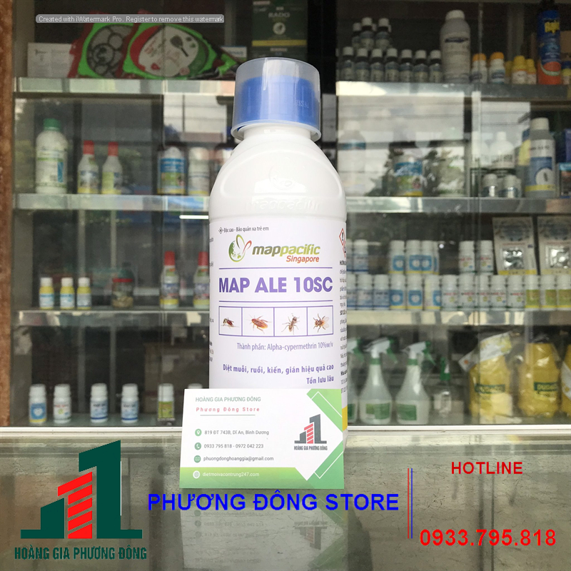 Thuốc diệt muỗi và côn trùng Map Ale 10SC-1 lít