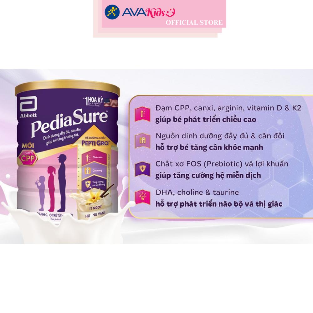 Sữa bột Abbott PediaSure BA hương vani 1.6 kg (1 - 10 tuổi)