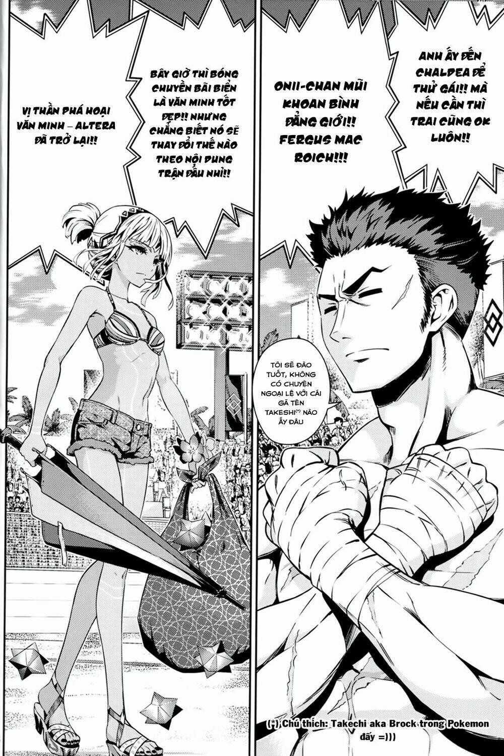 bóng chuyền bãi biển hoành tráng nhất chaldea - in oceanus [jikanfs x t.k translation team] chapter 1 17