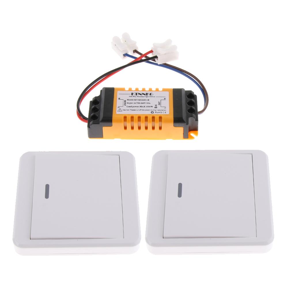 LED Lights Wall Panel ON/OFF Switch Wireless