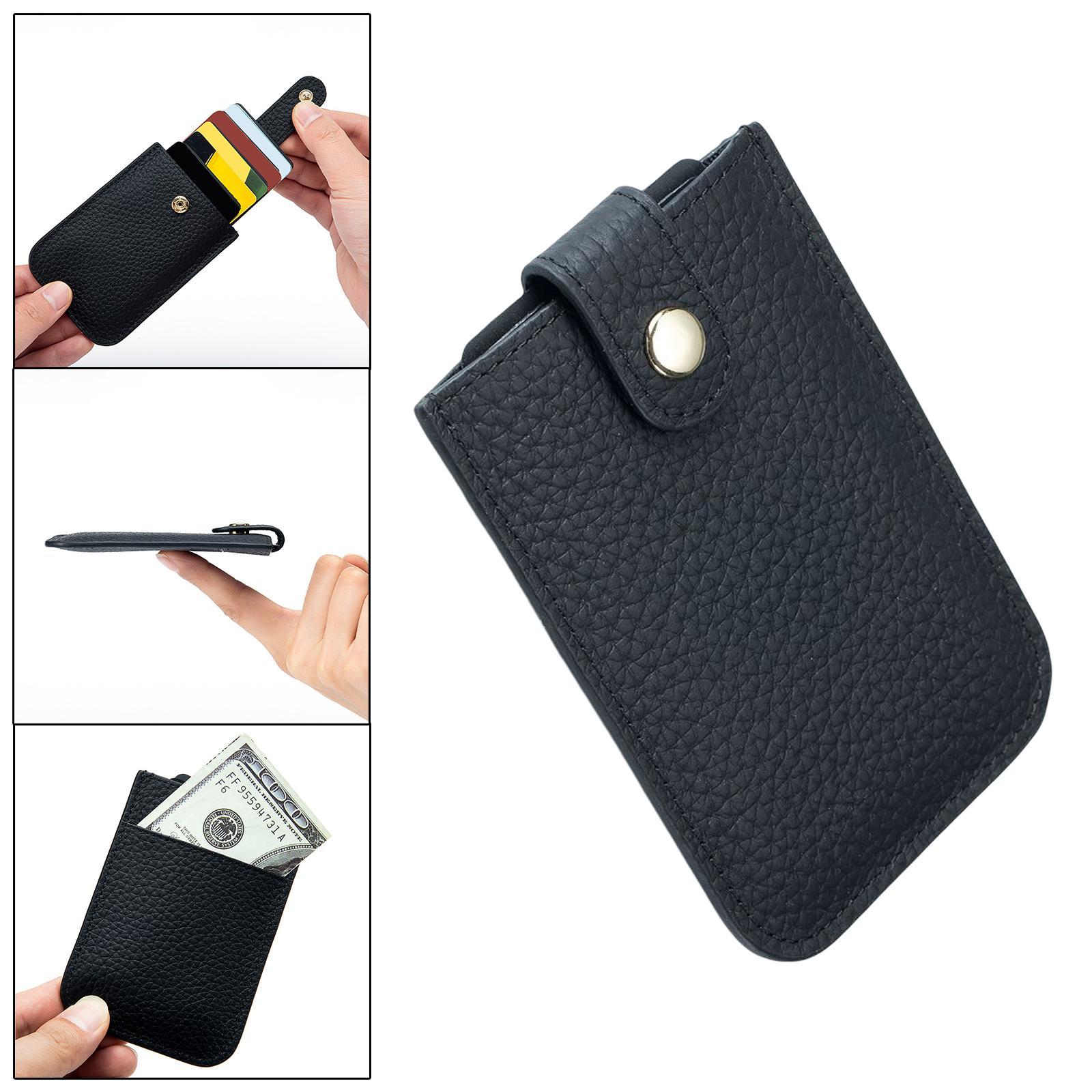 Pocket Modern Card Holder with Compartment Purse Gift Casual Minimalist Thin Wallet