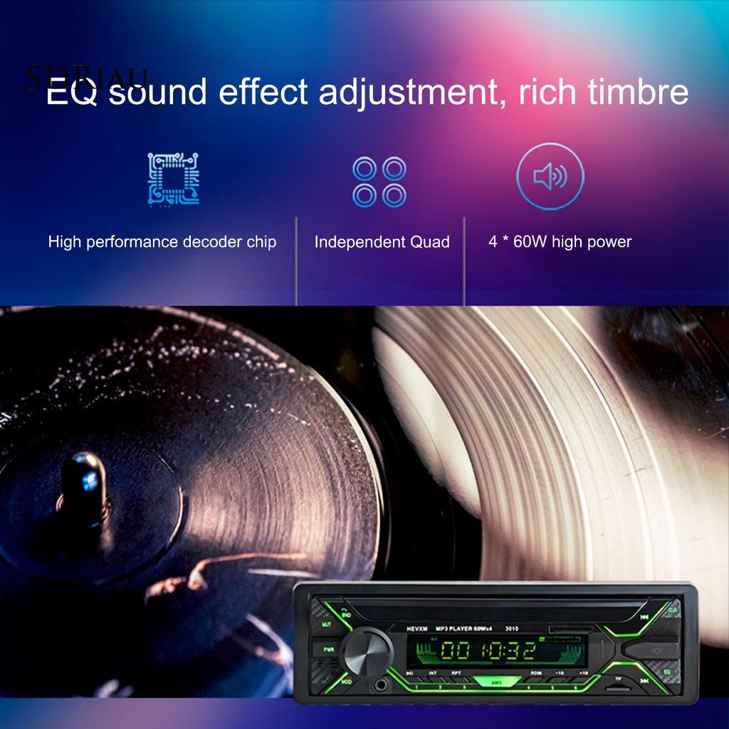 *QCDZ* 3010 Car MP3 Player Bluetooth Hands-free Calling Portable FM Radio Music Player for Vehicles