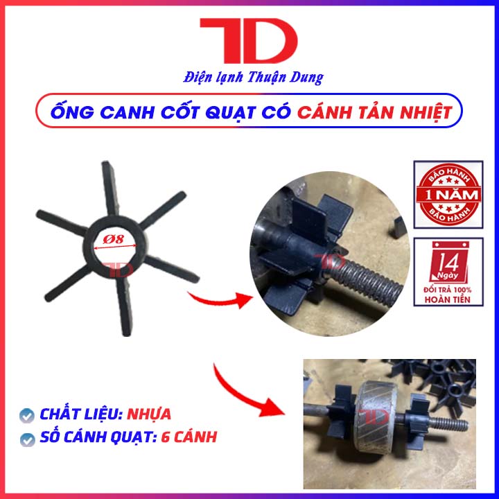 Ống canh cốt quạt có cánh tản nhiệt - Điện Lạnh Thuận Dung