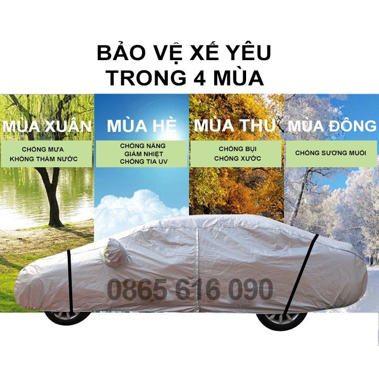 Bạt trùm xe ô tô bán tải NISSAN NAVARA vải dù oxford cao cấp áo trùm che phủ xe hơi, bạc phủ xe hơi oto