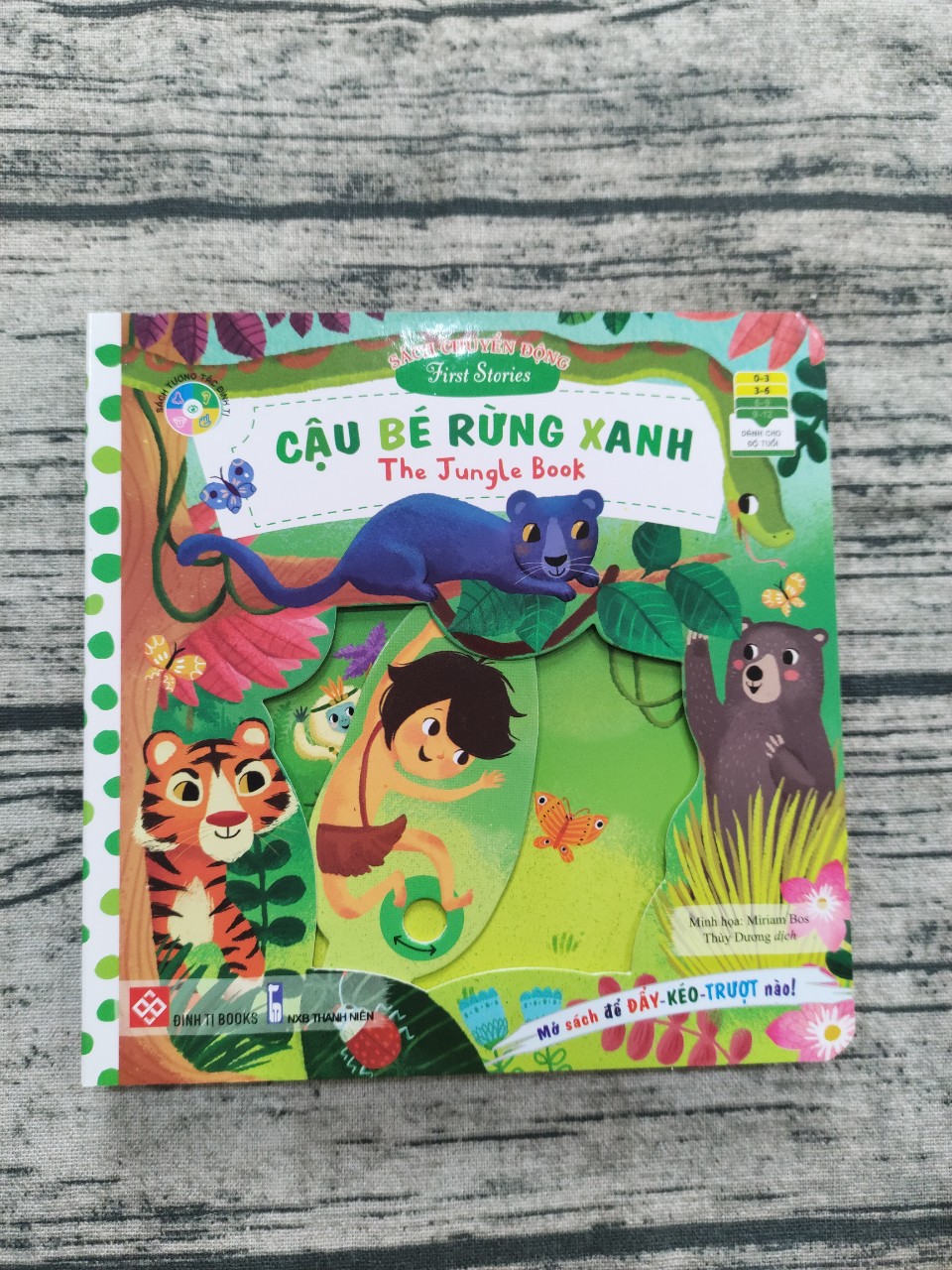 Sách Chuyển Động - First Stories - The Jungle Book - Cậu Bé Rừng Xanh