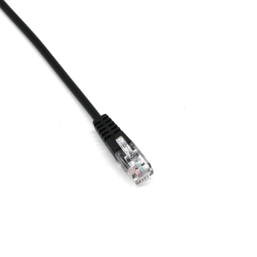 2x 3.5mm to RJ9 Headset  Phone Audio MIC Adapter Cable + 3.5mm Splitter