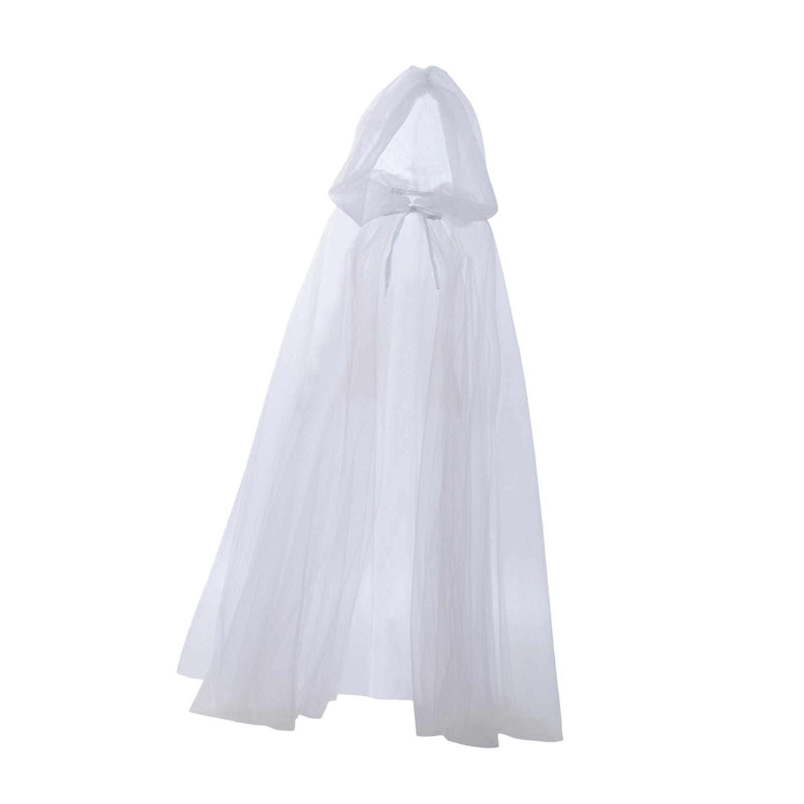 Witch Cape Halloween Costume Adult Hooded Cape Cloak Role Play Cosplay Cloak