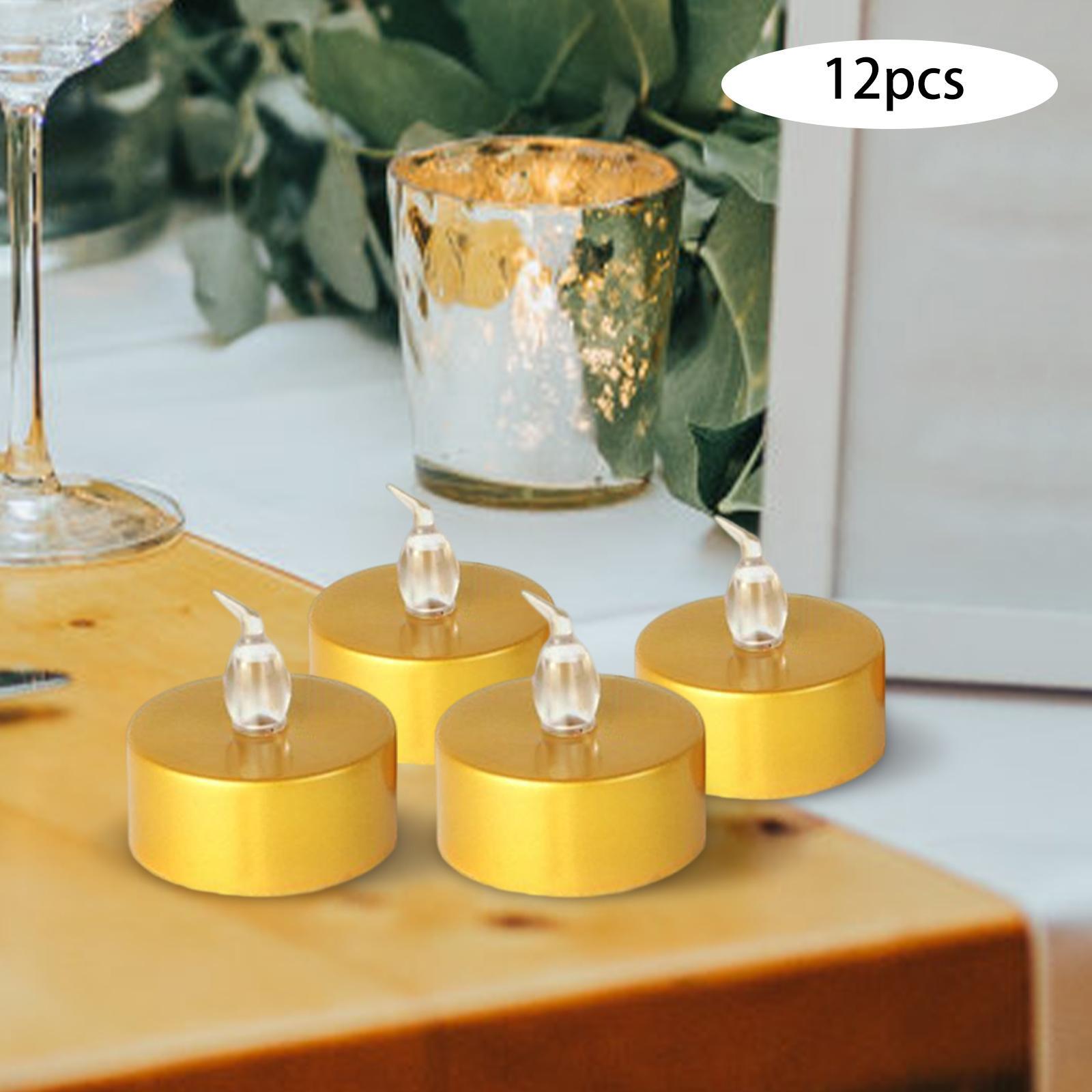 24x Small LED Tealights Candles