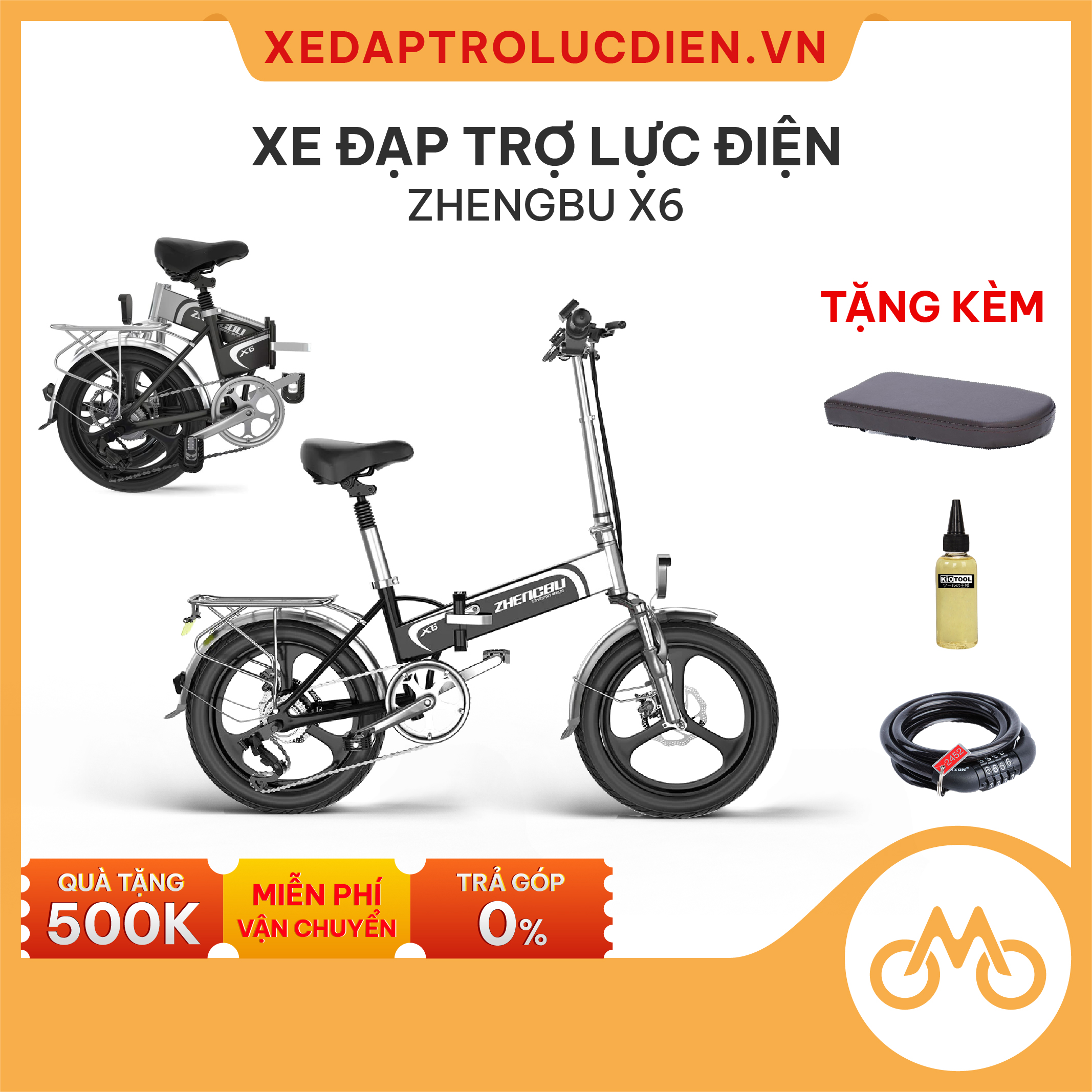 Xe đạp trợ lực điện Zhengbu X6 Giá – Ưu đãi – Dịch vụ tốt nhất