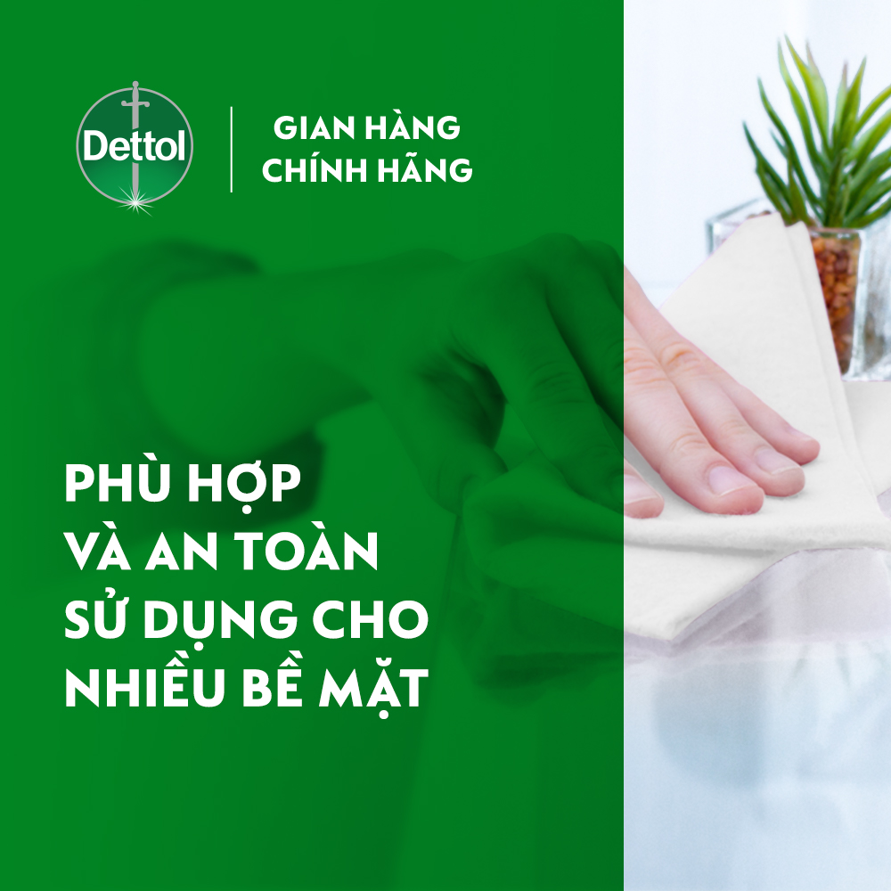 Chai xịt vệ sinh bề mặt kháng khuẩn Dettol 500ml