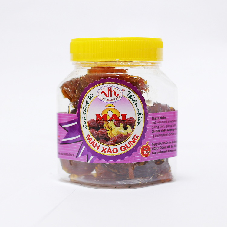 Ô Mai Mận Xào Gừng 100g