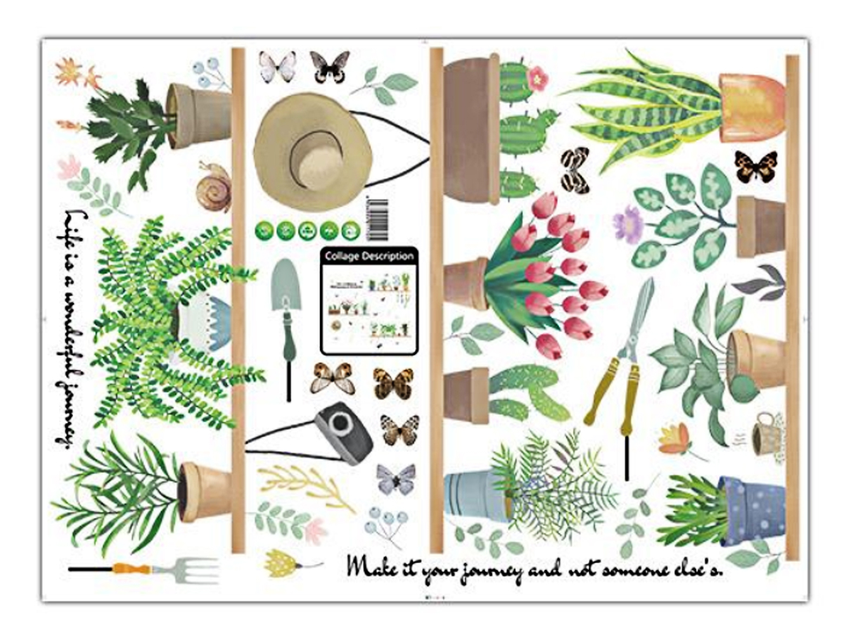 Decal dán tường kệ cây máy ảnh