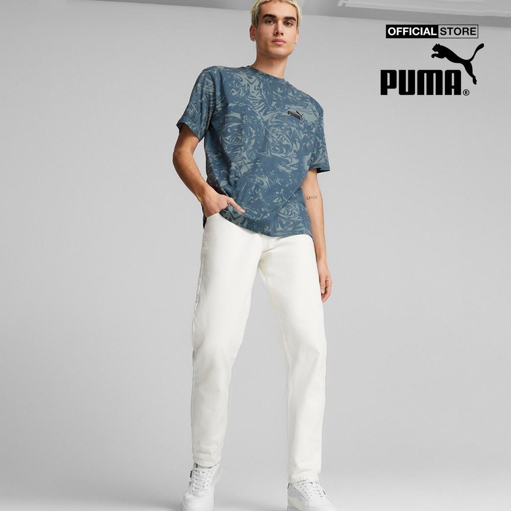 PUMA - Áo thun nam cổ tròn tay ngắn POWER Printed673397