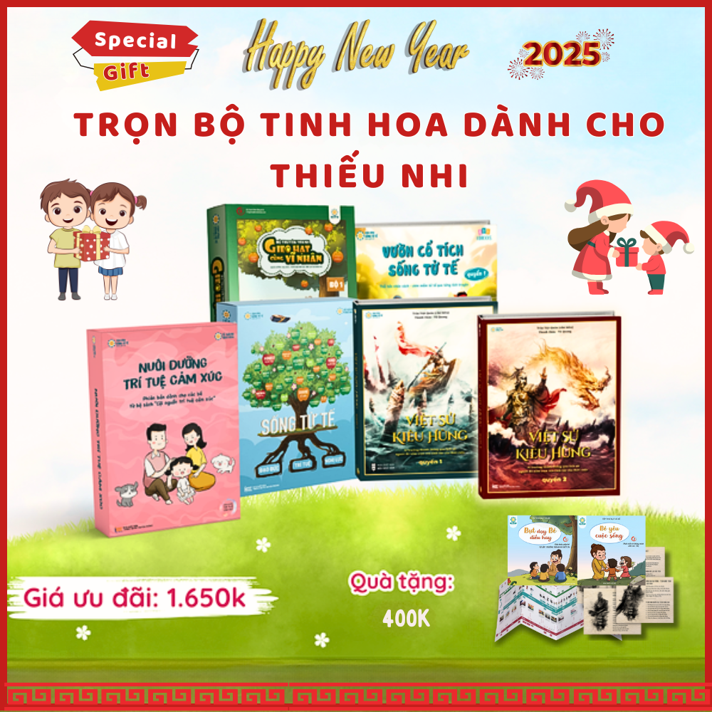 Trọn bộ Sách Tinh Hoa dành cho Thiếu Nhi - Món quà ý nghĩa cho bạn trẻ