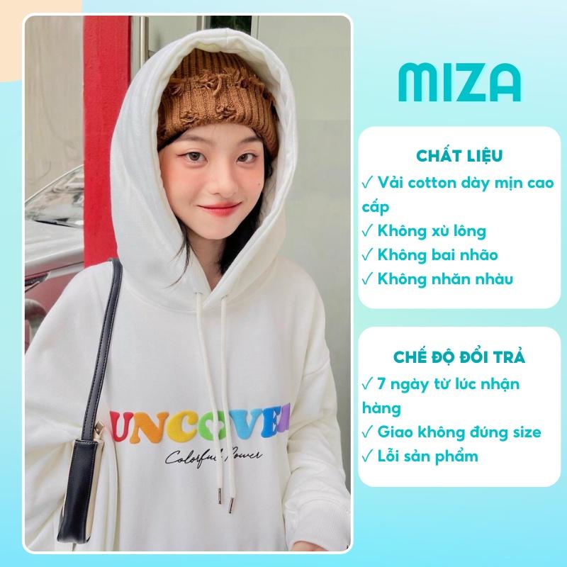 Áo khoác sweater nữ nam unisex form rộng đôi nỉ ngoại local brand đẹp cặp đôi ulzzang hàn quốc oversize dày mịn UNCOVER