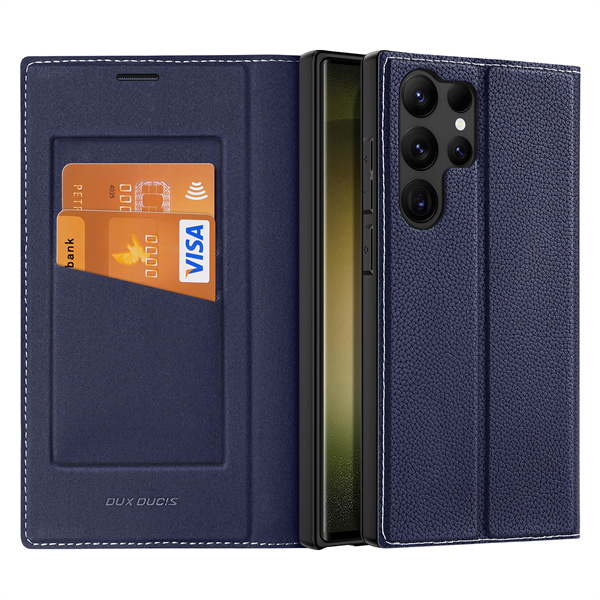 Bao da dành cho Samsung Galaxy S23 Ultra DuxDucis Magnetic Folio Skin X2 Series - Hàng Nhập Khẩu