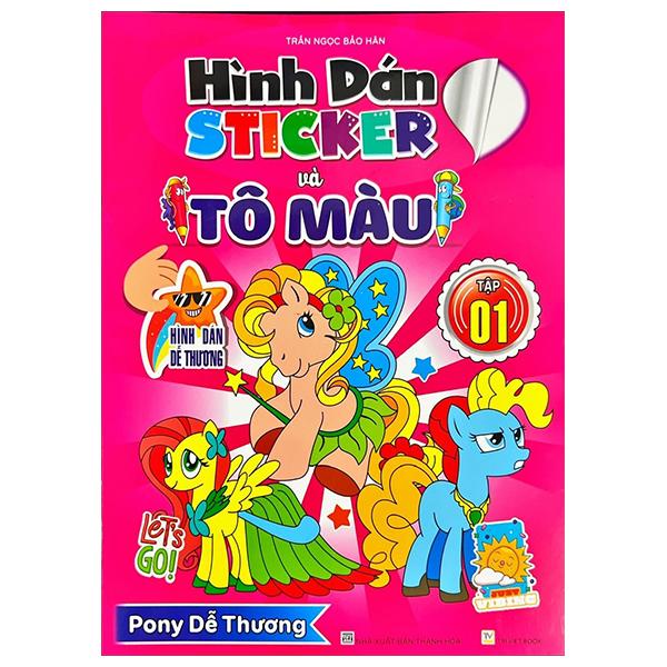 Sách - Hình Dán Sticker Và Tô Màu - Tập 1