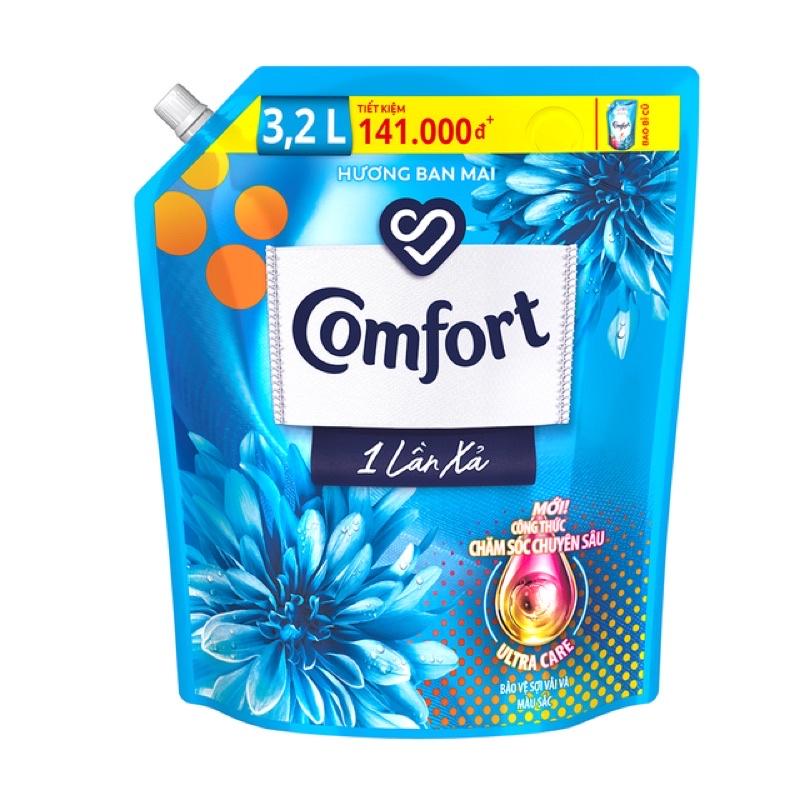 Nước xả vải Comfort Một Lần Xả Hương Ban Mai /Nước Hoa/Ngăn Mùi Hôi 3,2L