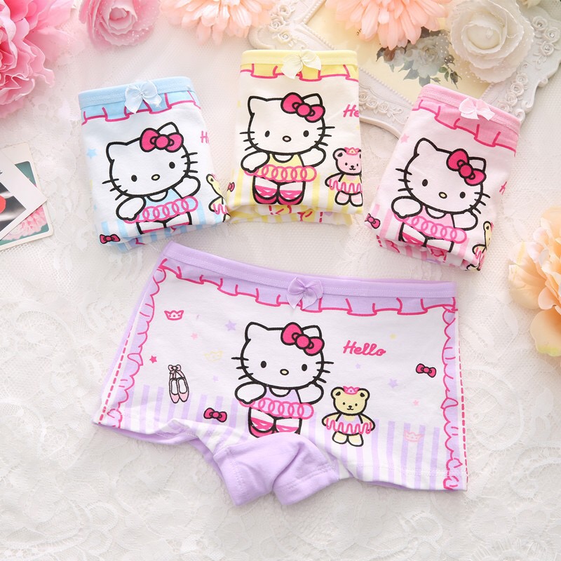 Combo 10 Quần Lót Đùi Họa Tiết Cute Cho Bé Gái LD11