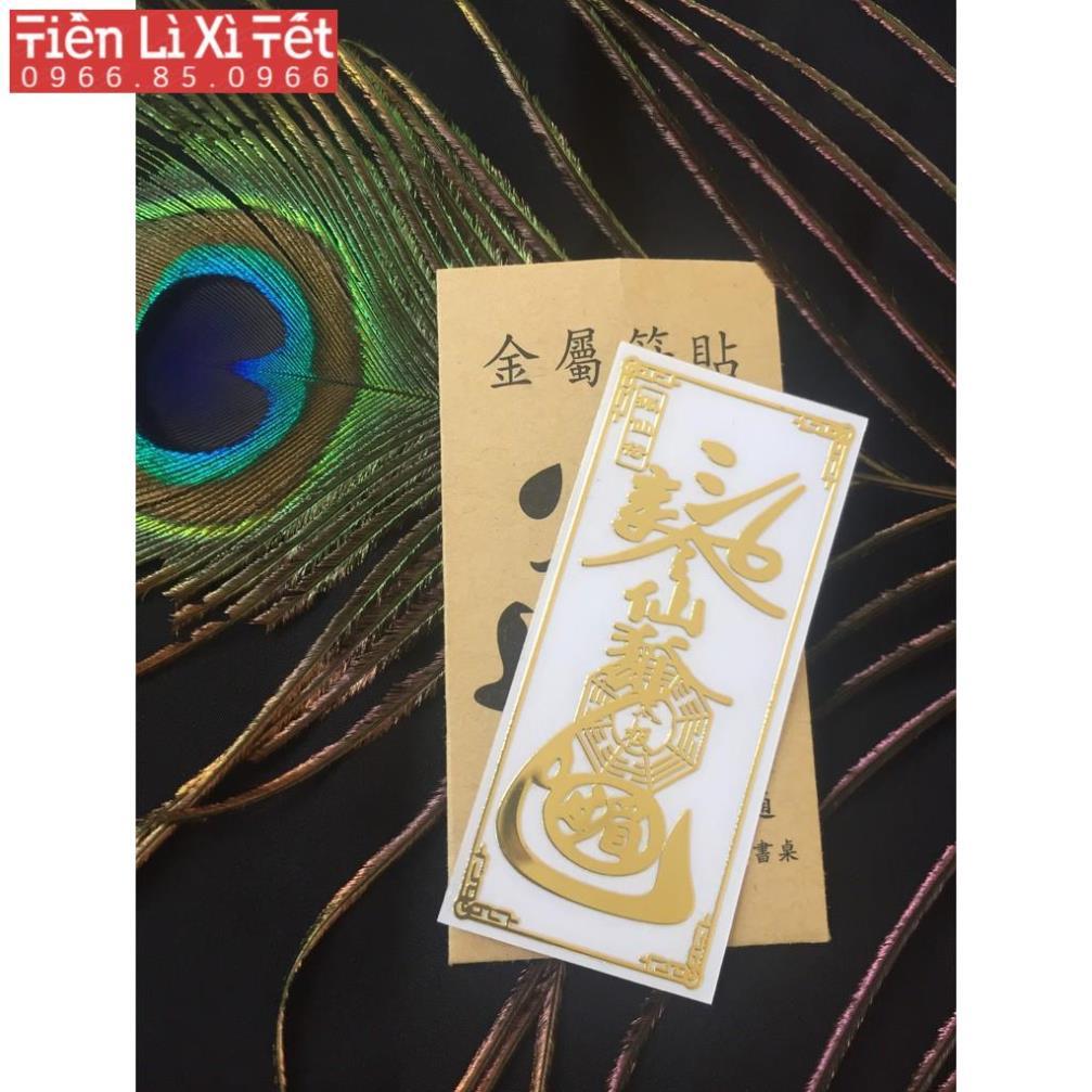 Combo 2 linh phù tình tiền vừa đón lộc tiền tài vừa gắn kết tình cảm dán điẹn thoại