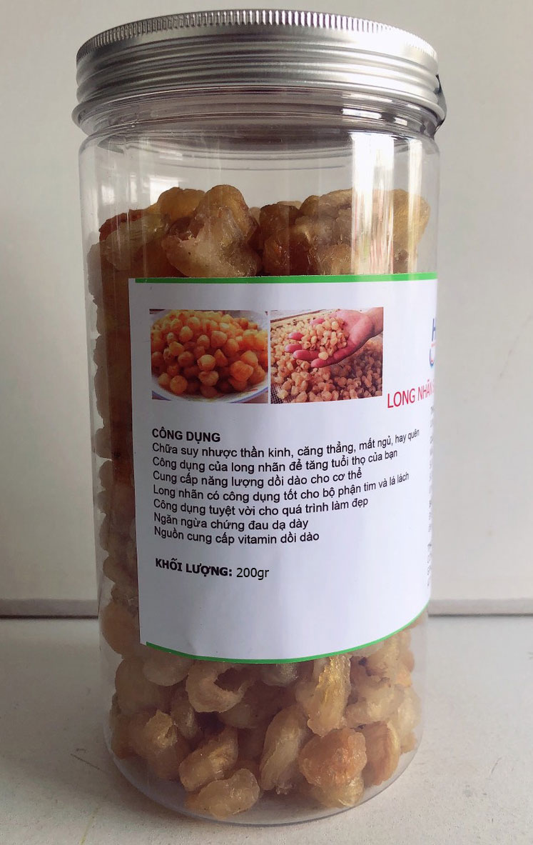 Quả long nhãn - Nhãn nhục sông mã (200gr)