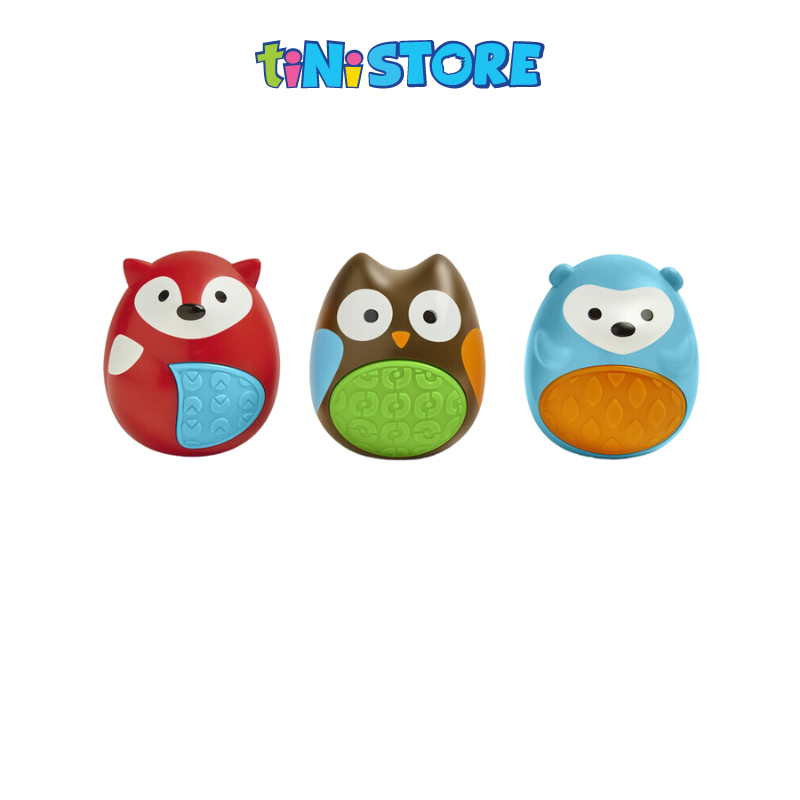 TiNiStore-Đồ chơi bộ 3 trứng hình thú Skip Hop 303106