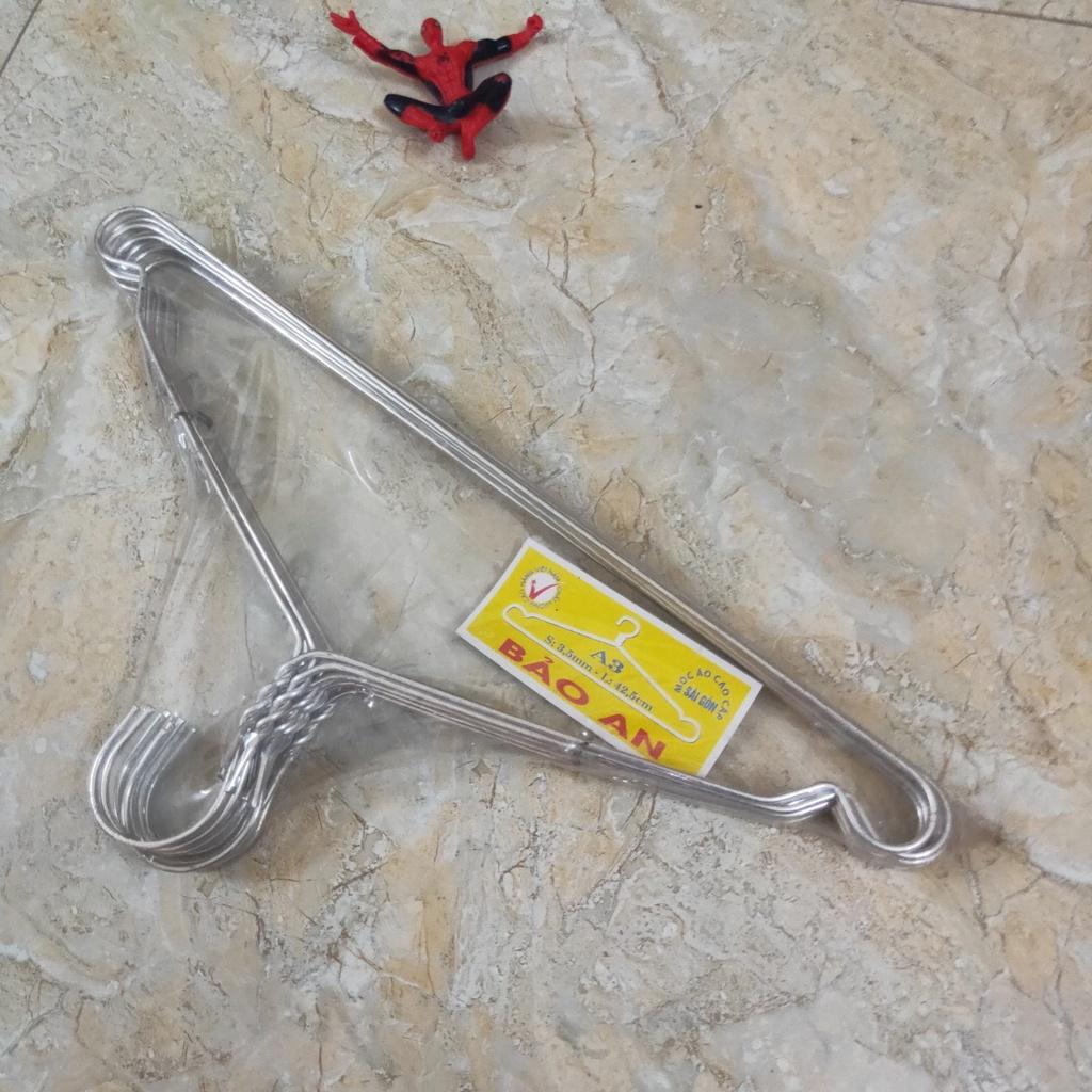 Bộ 10 móc Treo phơi quần áo dầy, quần áo vừa và mỏng cho người Lớn