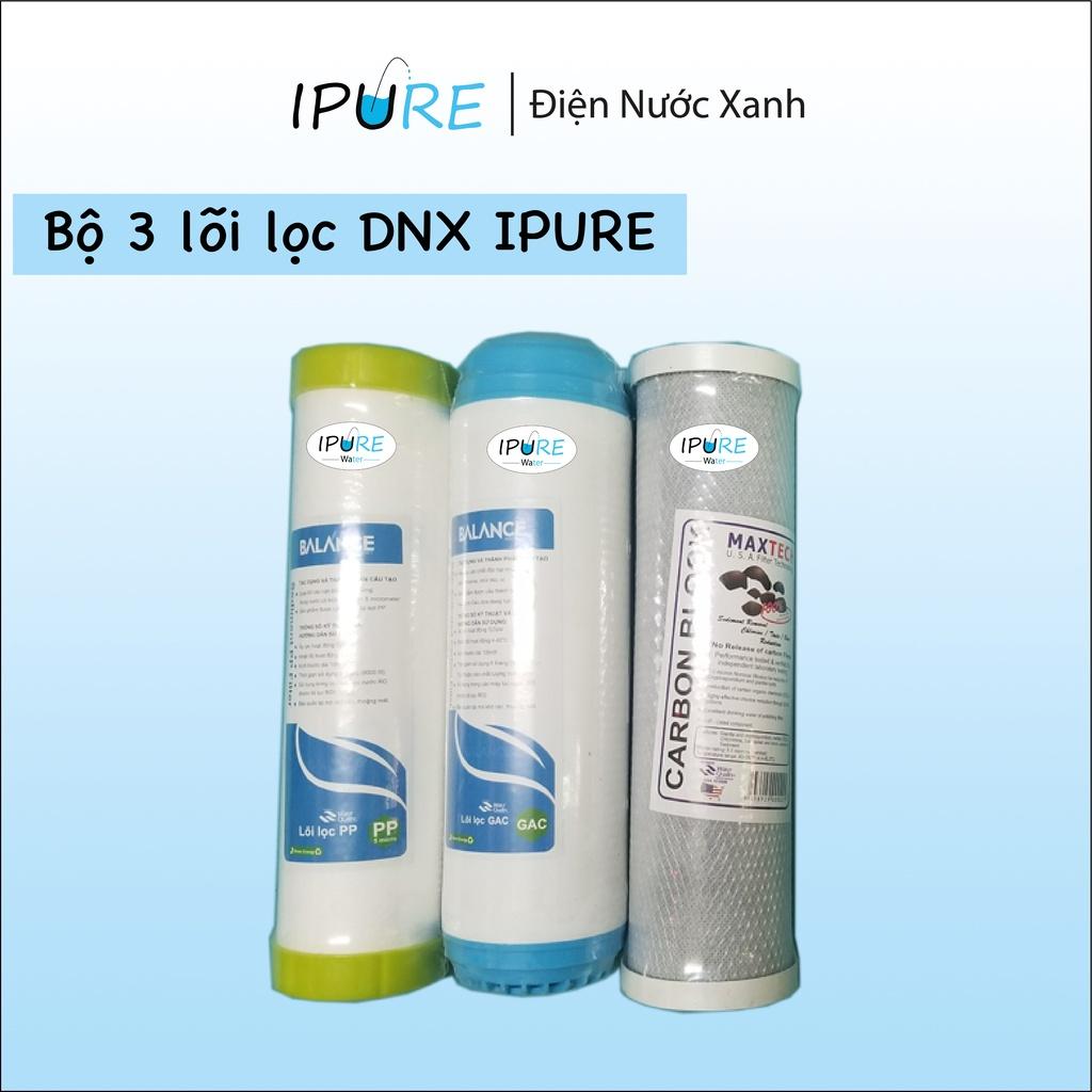 Máy lọc nước thô 4 cấp lọc DNX IPURE bộ lọc nước đầu nguồn nâng pH khử sắt clo