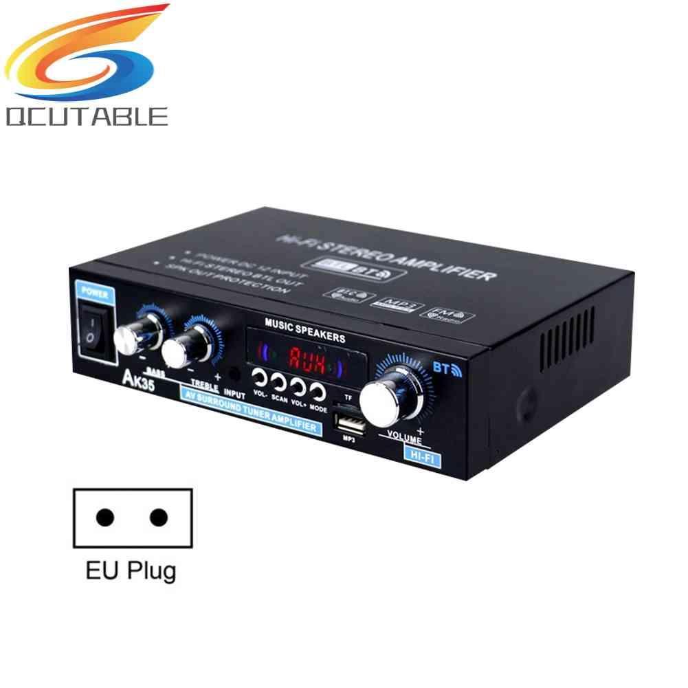 Bộ Khuếch Đại Âm Thanh Bluetooth AK35 HiFi Có Cổng USB TF RCA