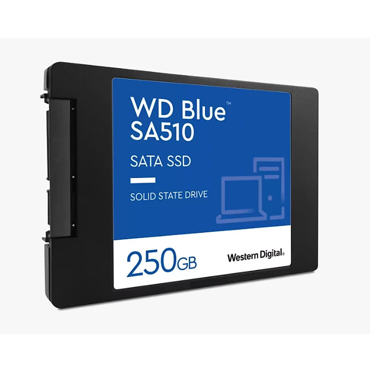 Ổ Cứng SSD Western Digital Blue 250GB SA510 3D-NAND 2.5 inch SATA iii Model G3B0A mới 2023 - Hàng Chính Hãng