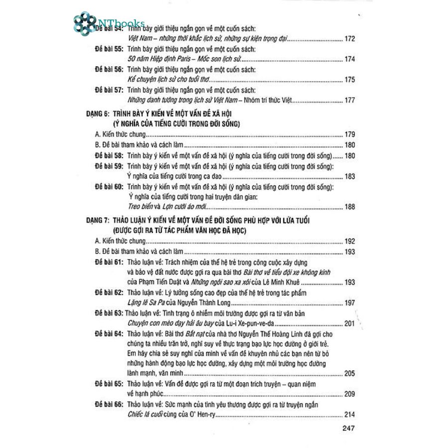 Sách Hướng Dẫn Viết, Nói Và Nghe Các Dạng Văn Lớp 8 Tập 1 - Dùng Chung Cho Các Bộ SGK Hiện Hành