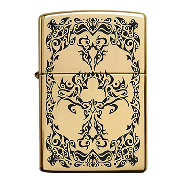 Bật Lửa Zippo 254b Khắc Axit Hoa Văn 23 - 254b.Hv23