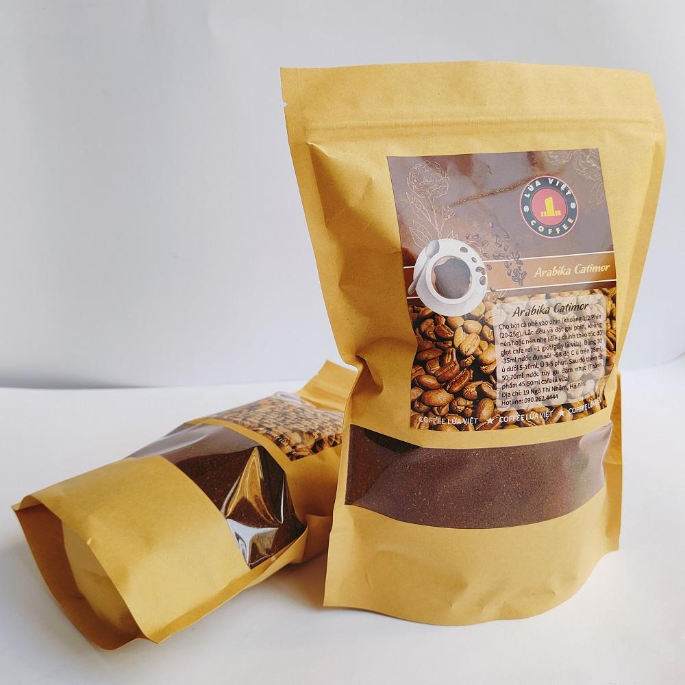 Cà Phê Arabica Catimor cafe rang mộc nguyên chất thơm ngọt vị chua cam ít đắng phù hợp pha máy mix pha phin