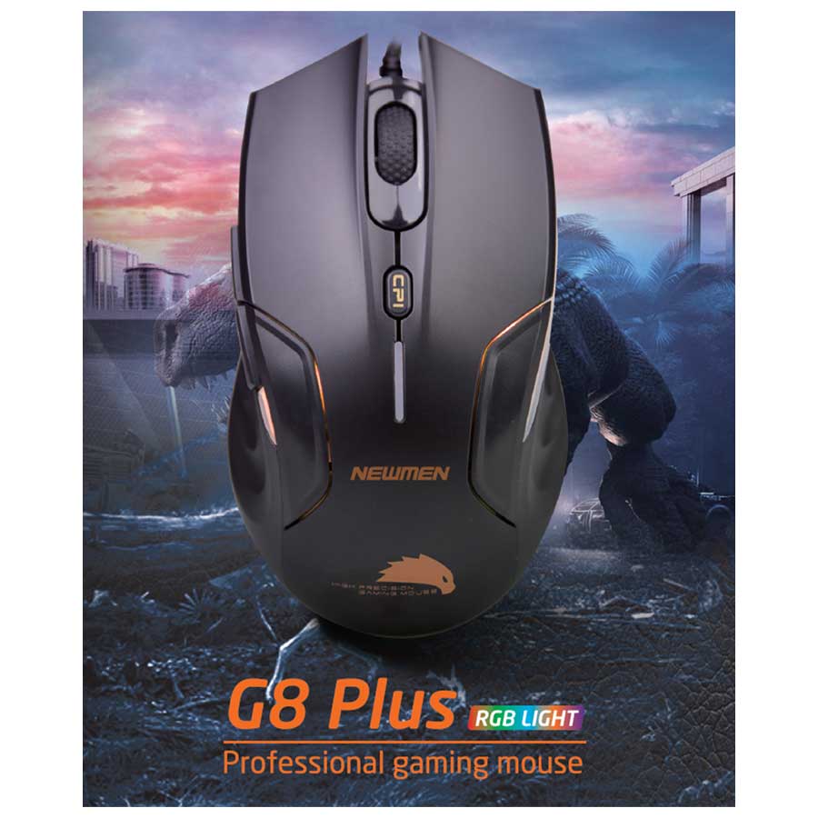 Chuột Có Dây Gaming Newmen G8 Plus, 6 Nút Điều Khiển