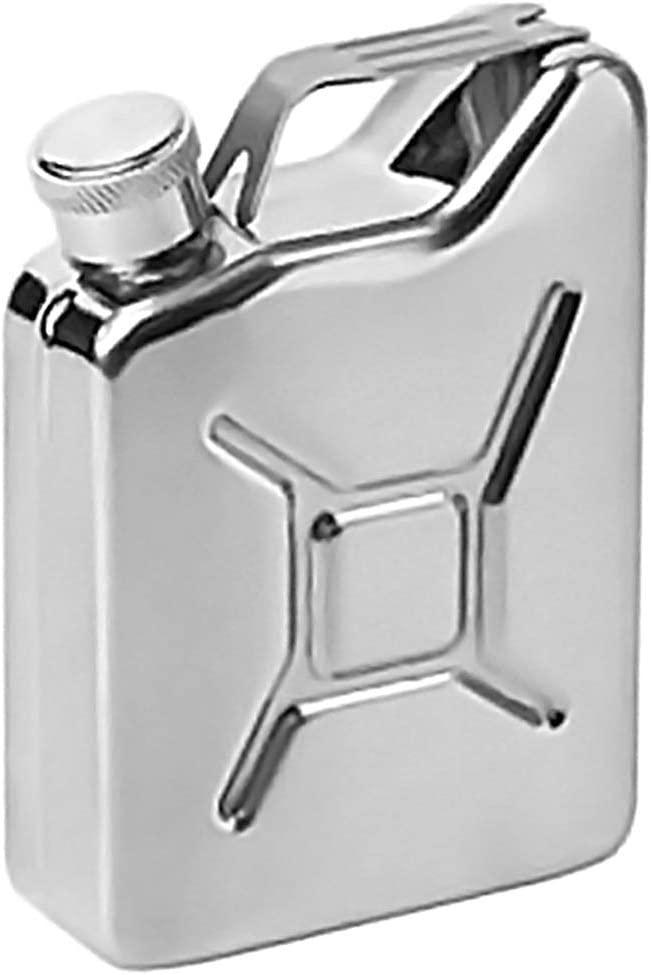 Bình rượu hông 5 oz có phễu Bình đựng rượu  di động Bình đựng rượu bằng thép không gỉ sáng tạo