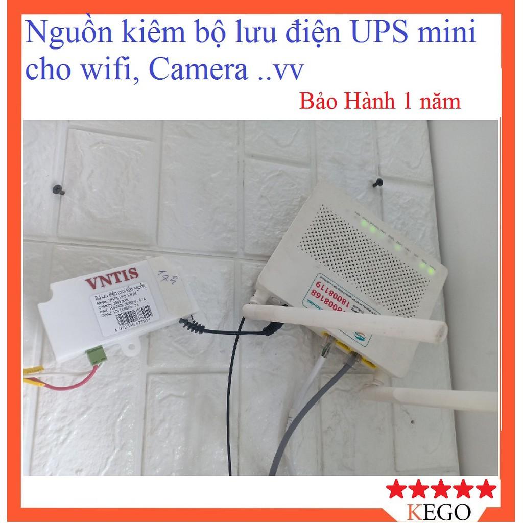 Nguồn tích điện Wifi, camera kiêm bộ lưu điện UPS