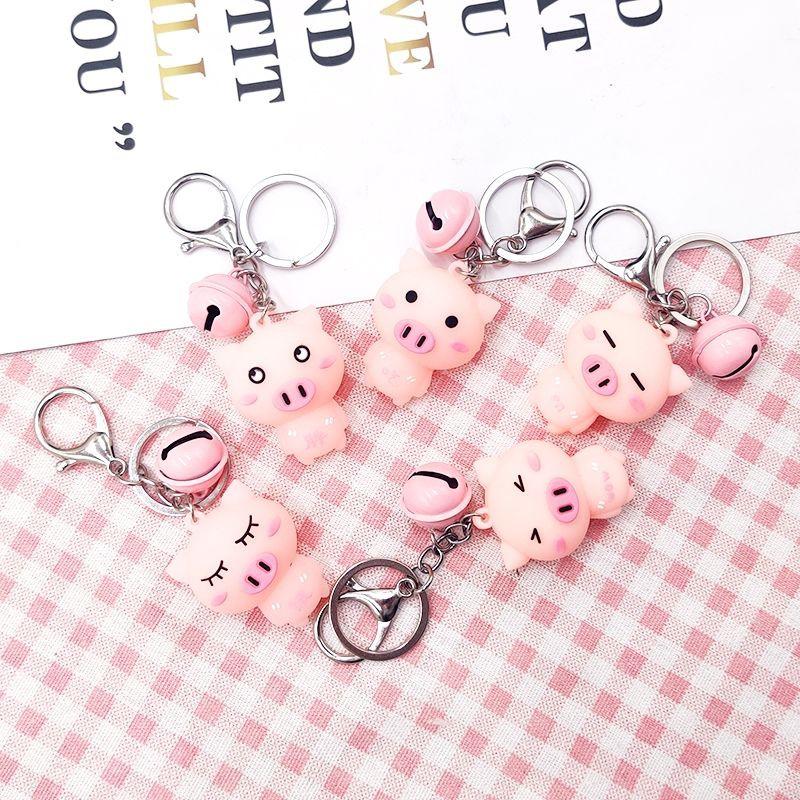 Móc khóa heo lengkeng dễ thương