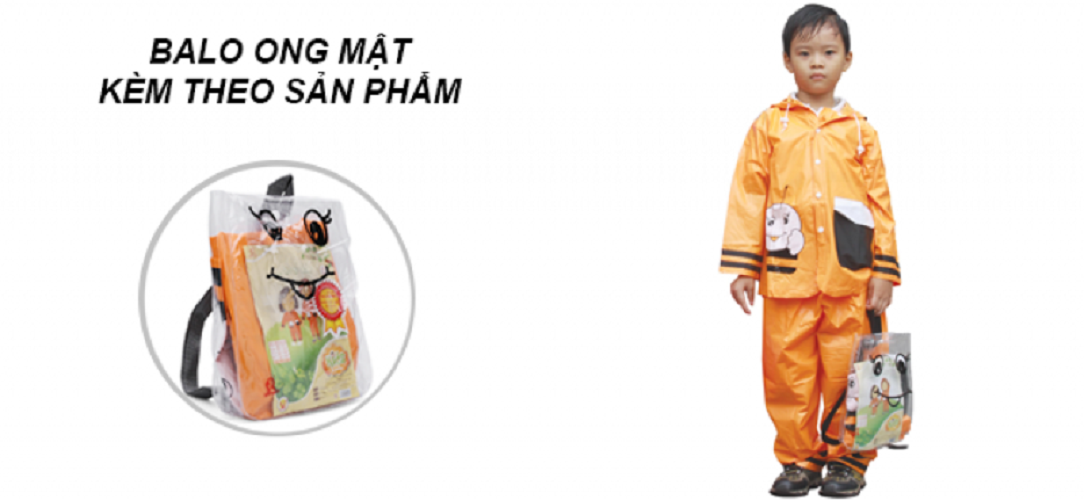 Áo Mưa Rando Bộ Ong Mật 3 - CSPS-18