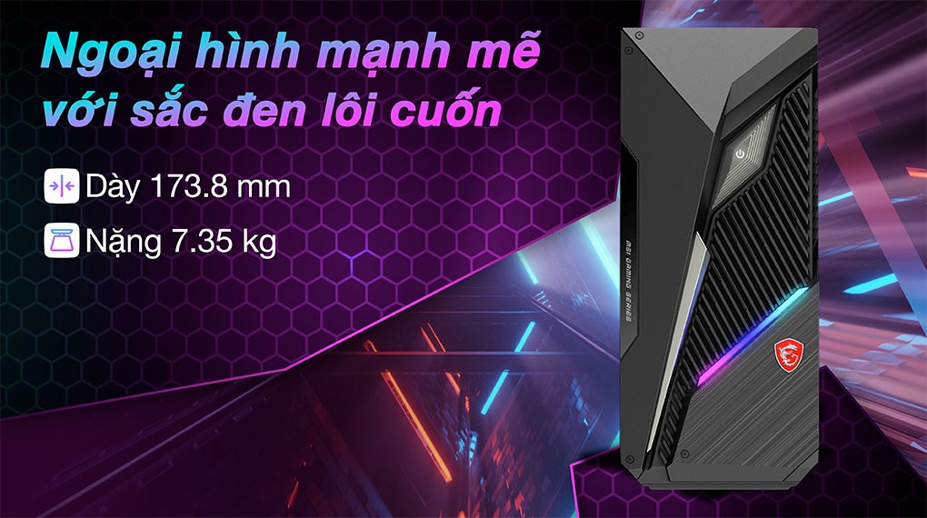 PC Gaming MSI MAG Infinite S3 12TC (i5-12400F/16GB/512GB/12GB RTX3060/Win11) - Hàng Chính Hãng