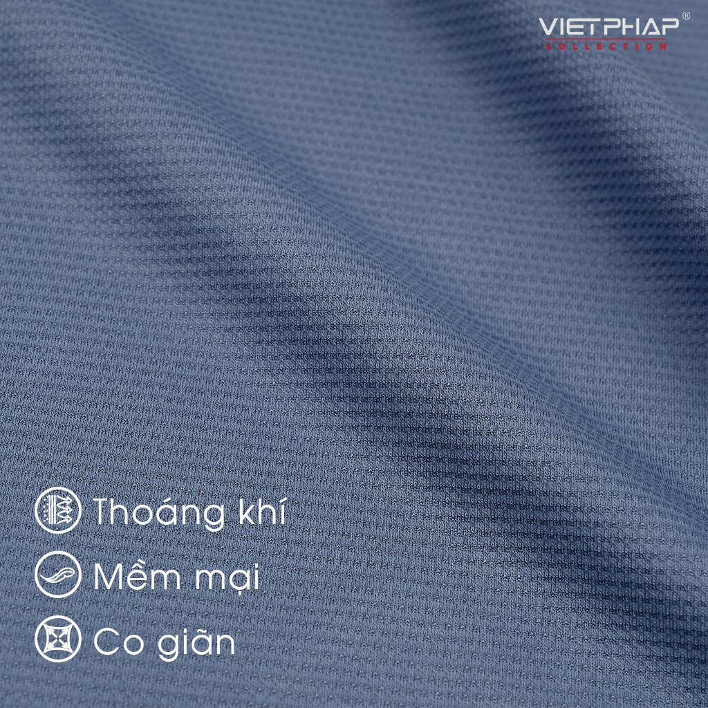 Áo Thun Nam VIỆT PHÁP Form Unisex Chất liệu Cotton co dãn thấm hút mồ hồi tốt 93301B