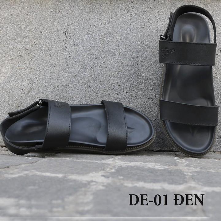 Sandal nam Trẻ Đẹp -Quai Hậu Da VNXK sandal nam quai ngang cao cấp chất liệu nhẹ