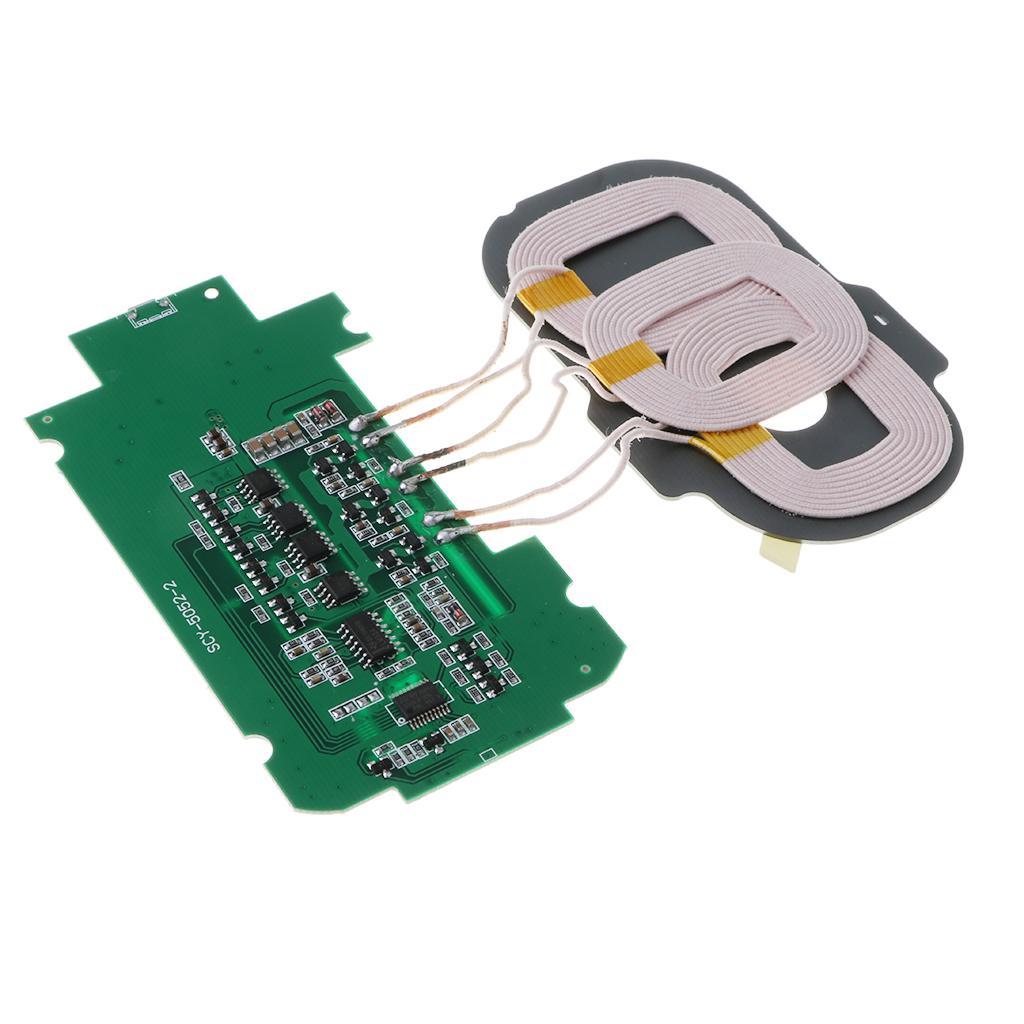 2-3pack Wireless Charger PCBA Circuit Board With 3 Coil Wireless Charging Pad