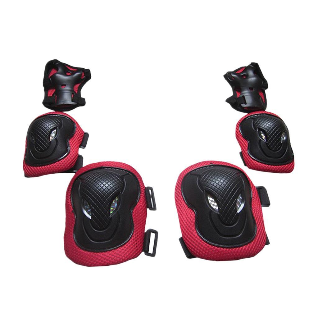 2 Set Outdoor Sports Protective Gear Set, Helmet and Pads of Wrist, Elbow, Knee for Multi-Sport. 7pcs/set for Kids Youth Adults