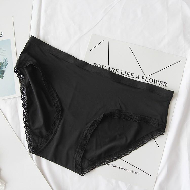 Quần lót nữ thun lạnh viền ren