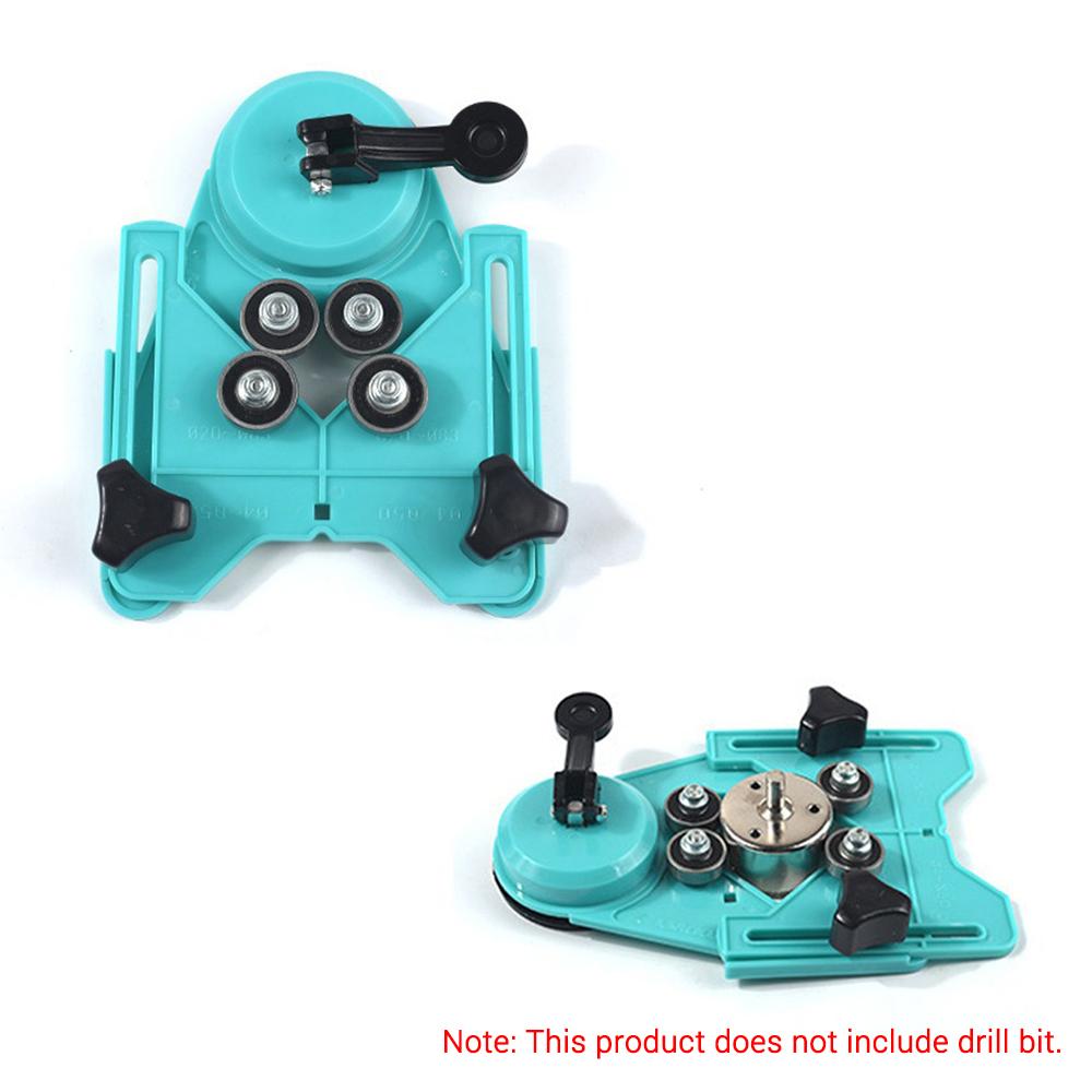 Adjustable Hole Saw Centering Locator Suction Holder Drill Bit Hole Saw Guide Jig Fixture Adjustable Drill Guide Hole Locator for Ceramic Tile Glass Marble Porcelain