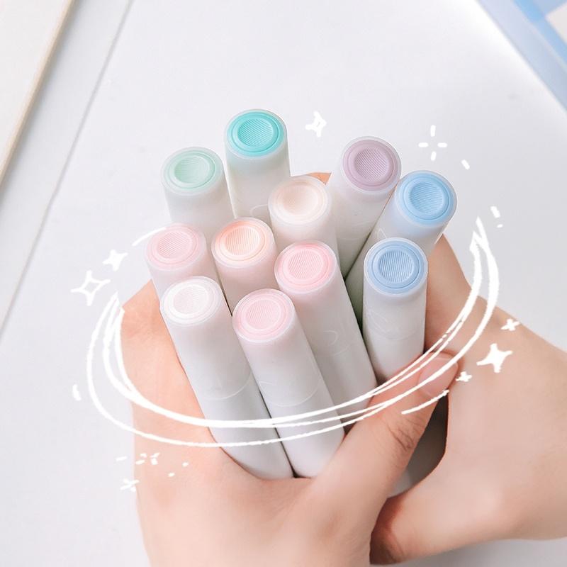 Set 4 bút dạ quang ngòi mềm dung tích lớn