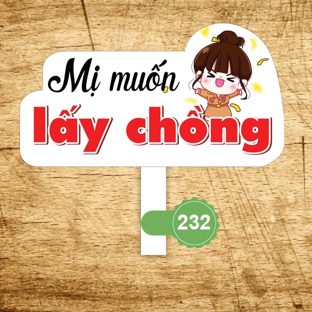 Bảng hashtag chụp ảnh đám cưới MS 232