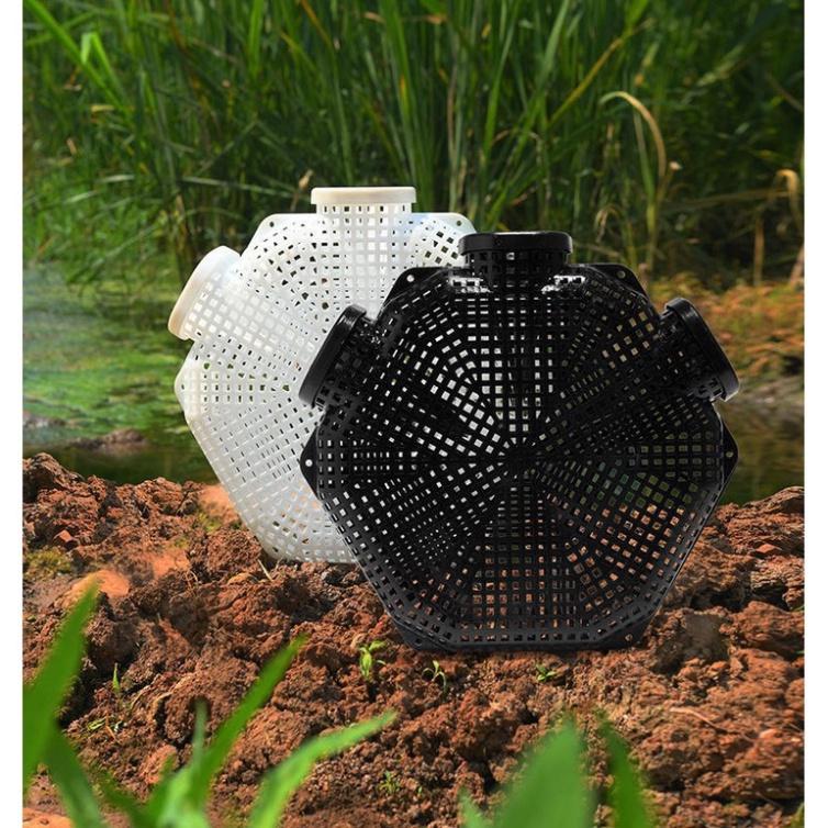 Rọ lồng Bắt Lươn, Bẫy Bắt Cá, Cua, Trạch 3 Lỗ Hiệu Quả, Làm Bằng Nhựa PVC Đàn Hồi, Lắp Ghép Dễ Dàng - sale to